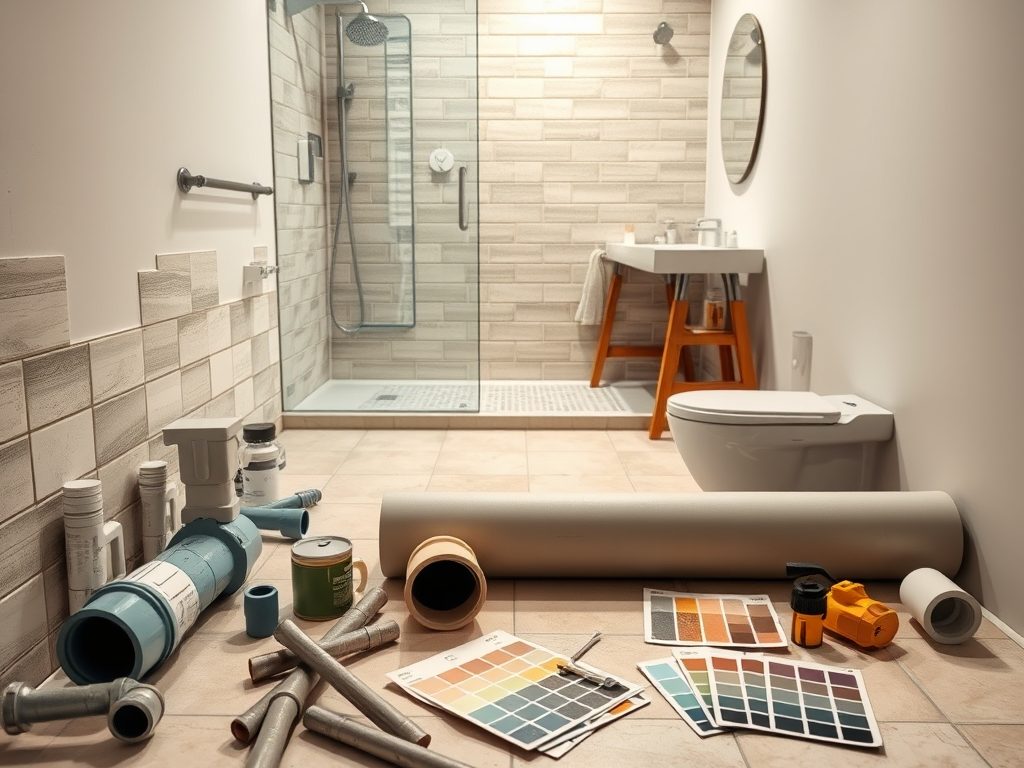 Kolejność prac w łazience: jak zaplanować remont od instalacji po wykończenie dla trwałego efektu